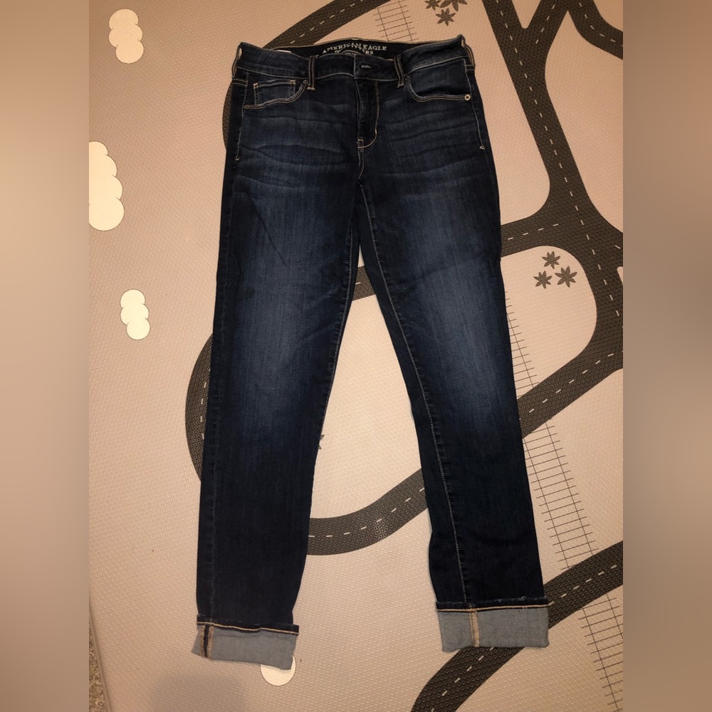 👖 American Eagle straight leg/boot cut jeans size 10 long 👖